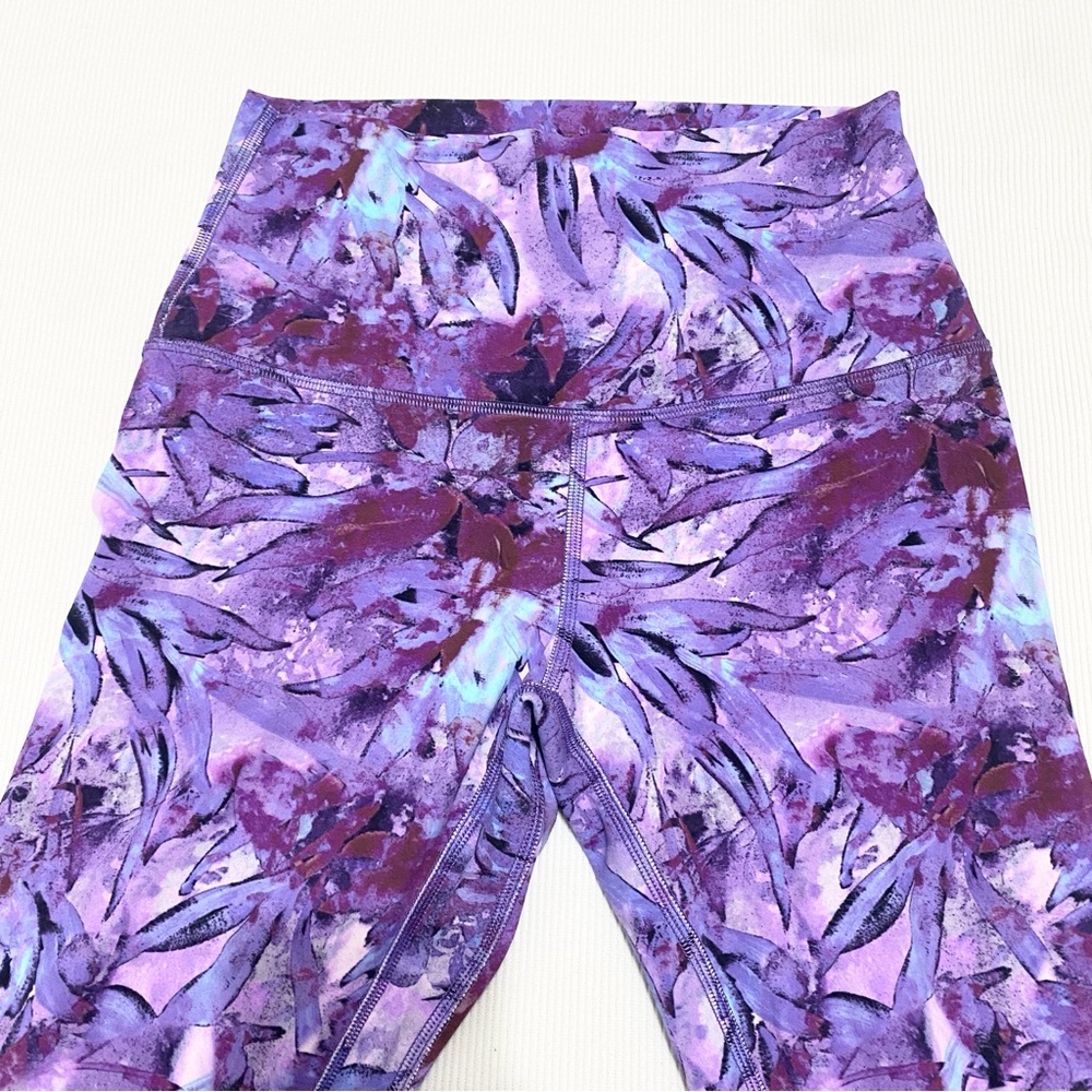 Lululemon Align High-Rise Pant Leggings 25" Iridescent Floral Multi Purple - Picture 3 of 5